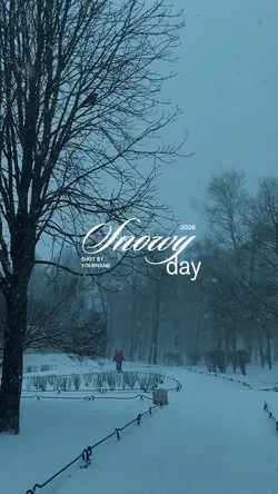 snowy day