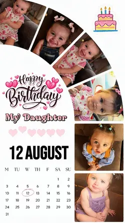 hbd daughter 12 AUG