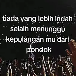 ditinggal mondok 