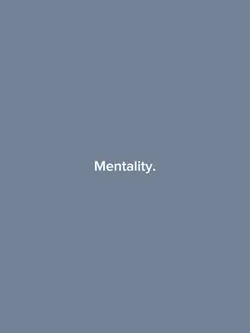 me as core mentality