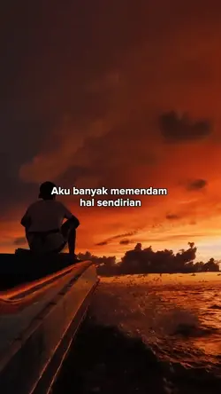 memendam sendiri 