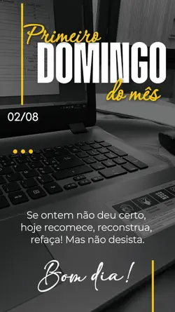 Domingo bom dia