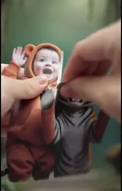 effet photo déchirée