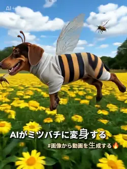 AIがミツバチに変身する