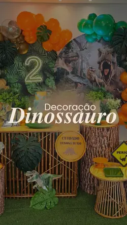 Decoração dinossauro