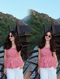2 pics collage photo