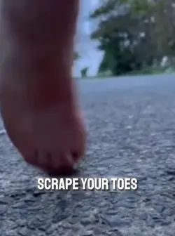 my toes...