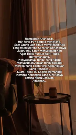 ramadhan akan usai