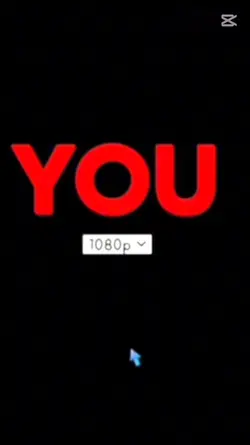 You