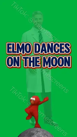 ELMO DANCES ON MOON