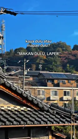 Kaya dulu atau mapan