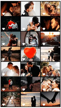 Photo grid collage