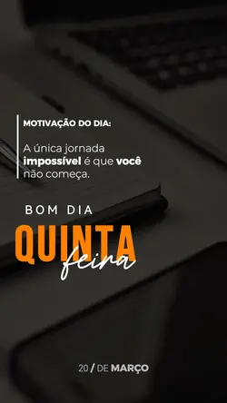 Bom dia quinta-feira