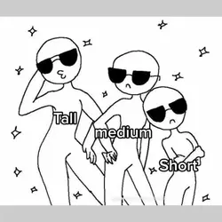 tall medium shory