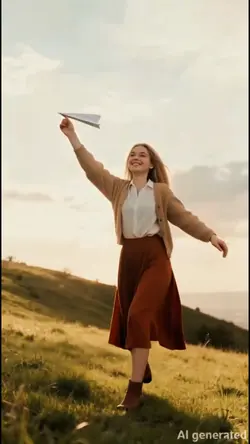 Autumn Paper plane