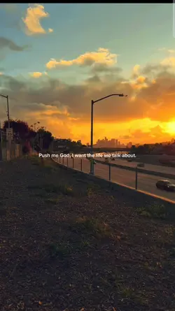 push me God...