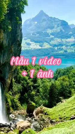 Mẫu 1 video + 1 ảnh