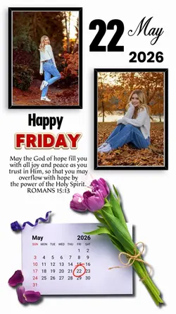 Friday 22 May 2026