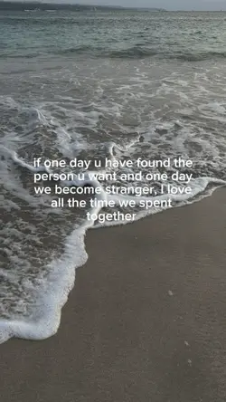 if one day —