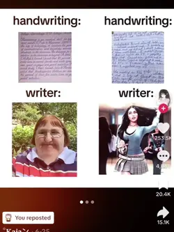 handwriting vs