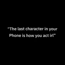 Last character 