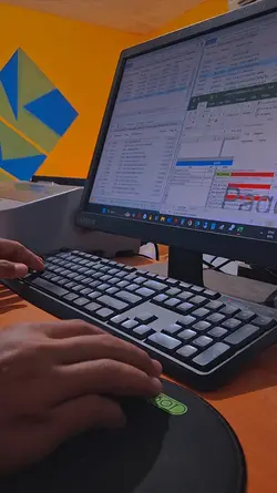 Work at desktop 