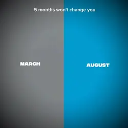 It didn't change?