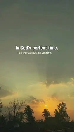 God's perfect time