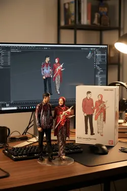 miniatur versi gerak