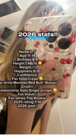 2026 stats 😛