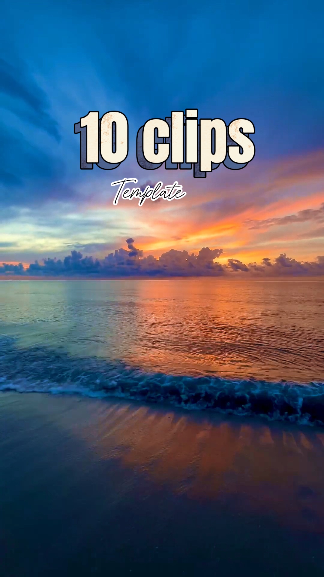 capcut template cover