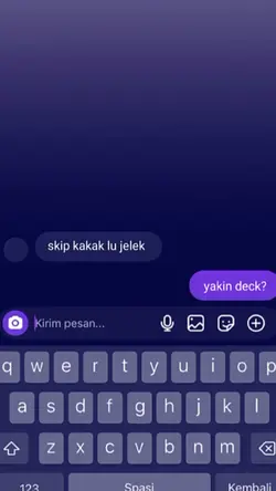 skip kakak lu jelek 