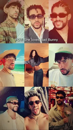 She loves Bad Bunny