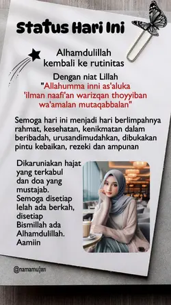 Kembali ke rutinitas
