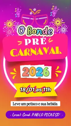 Pré Carnaval convite