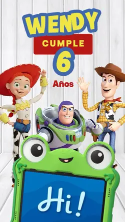 invitación Toy Story