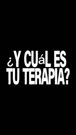 cuál es tu terapia