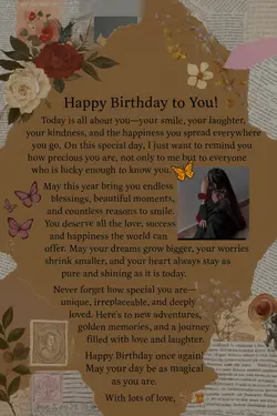 Birthday template