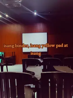 Isang binder at...
