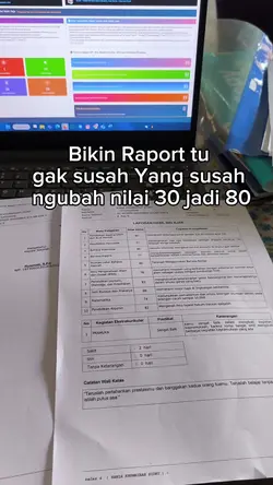 nilai raport