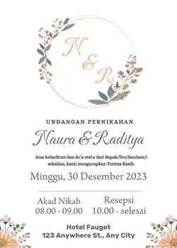 undangan pernikahan 