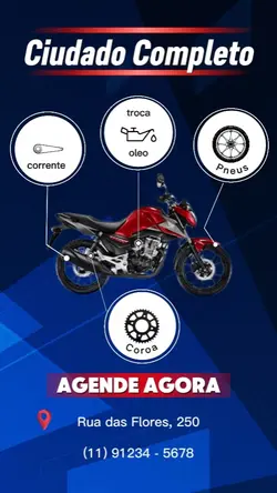 oficina de moto
