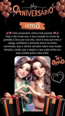 parabéns irmã 