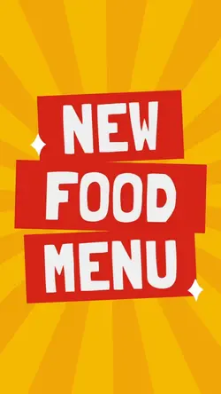 New Food Menu
