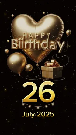 hbd 26 july 2025