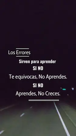 Los errores 