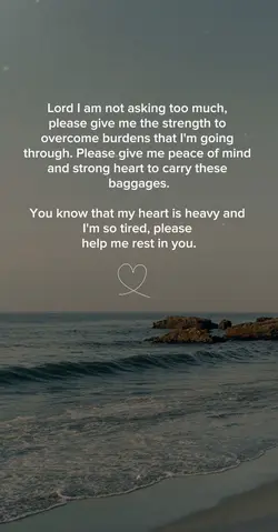 my heart is heavy
