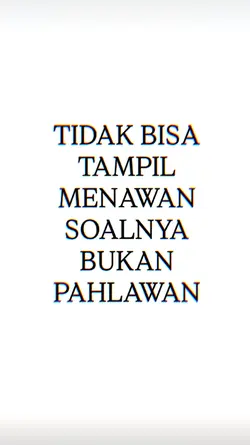 tidak bisa tampil