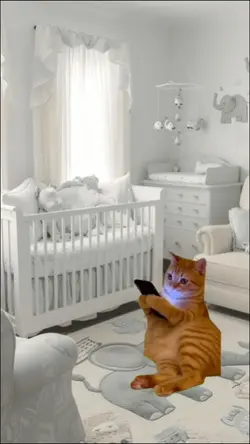Cat screaming phone