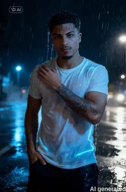 Rain photoshoot